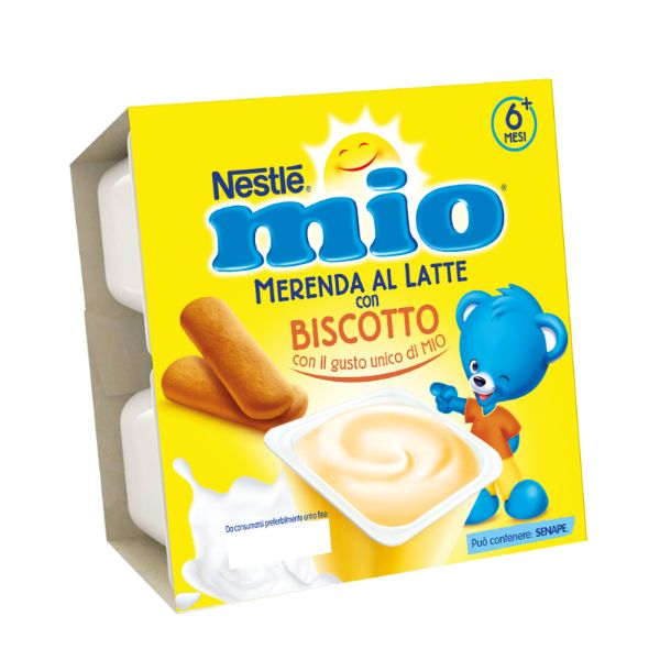 MIO® Merenda Biscuit Milk Snack 4 x 100g